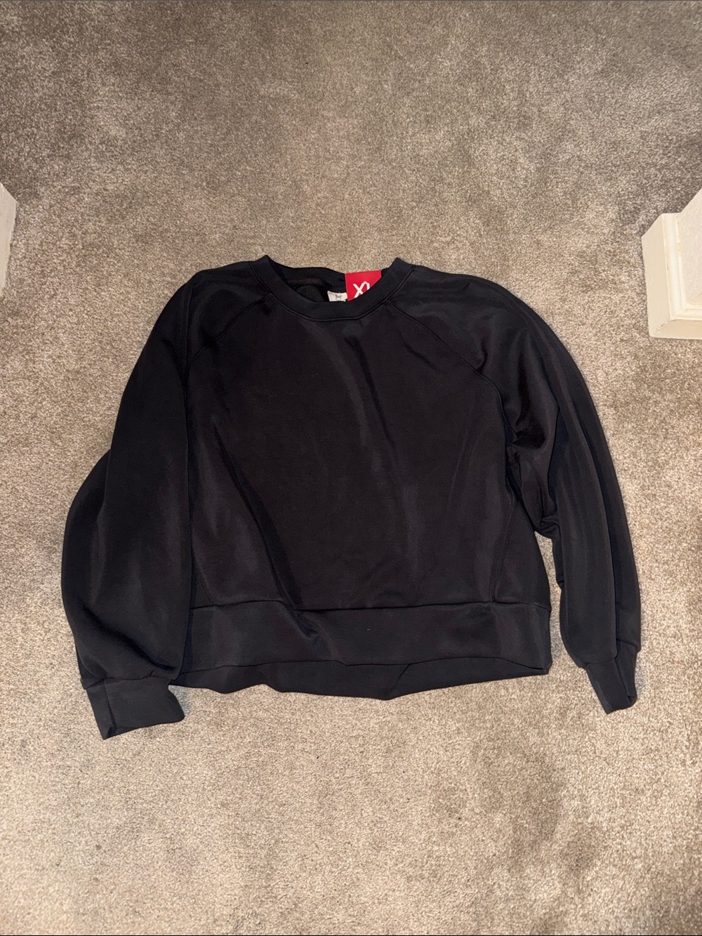 Classic Black Women's Crewneck Sweater